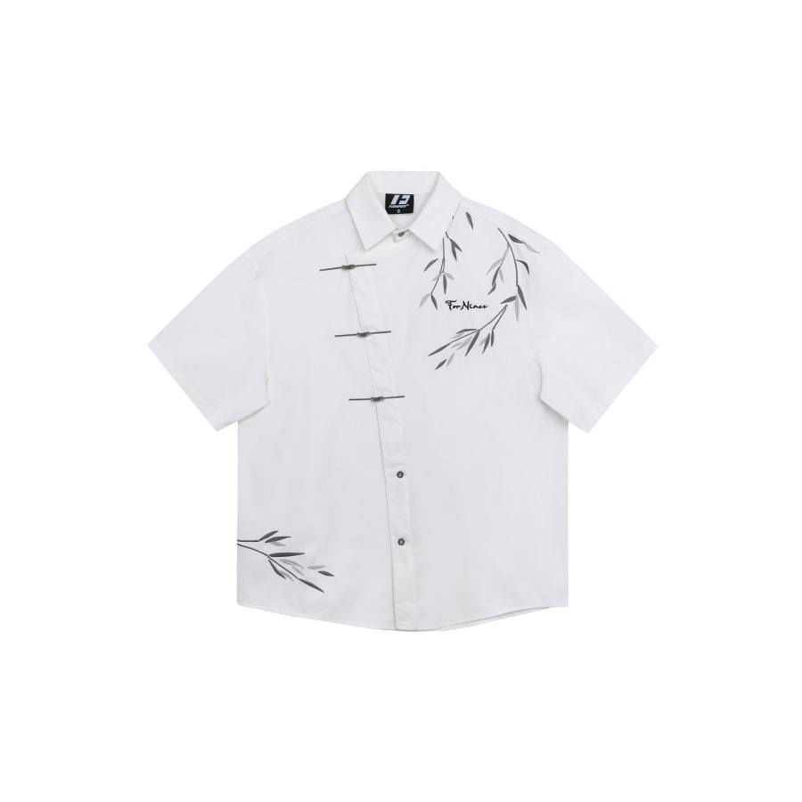 FORNINES Shirts Unisex Pointed Collar Moderate Other
