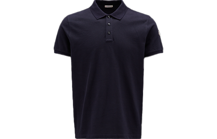 Moncler FW22 Polo Shirts Men's Navy Moderate