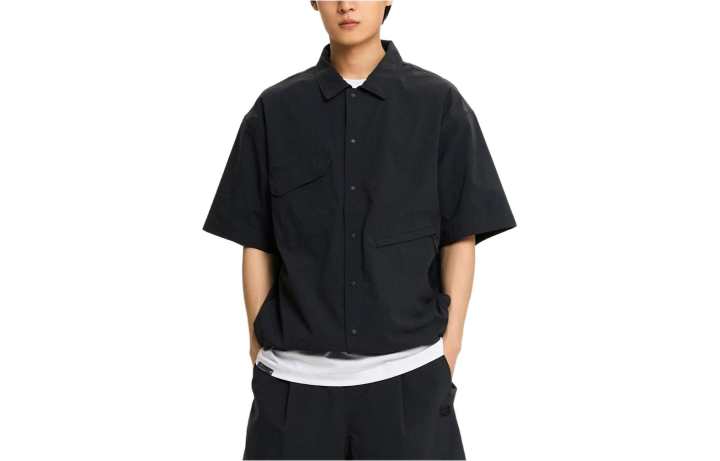 New Balance New Balance Shirts Men's Black Lapel Moderate Other
