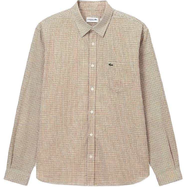 LACOSTE LACOSTE Shirt Men's Light Brown