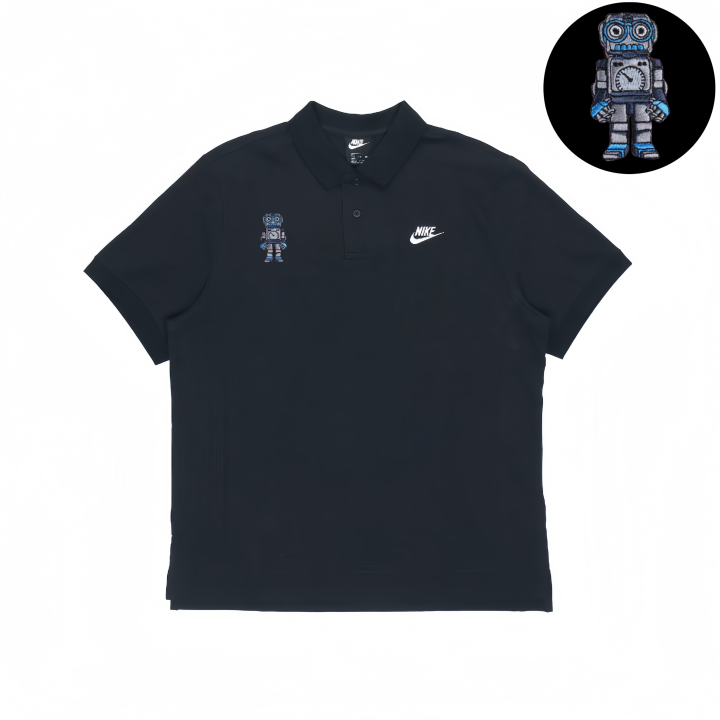 Nike Nike Polo Shirts Unisex Black Polo Collar Moderate