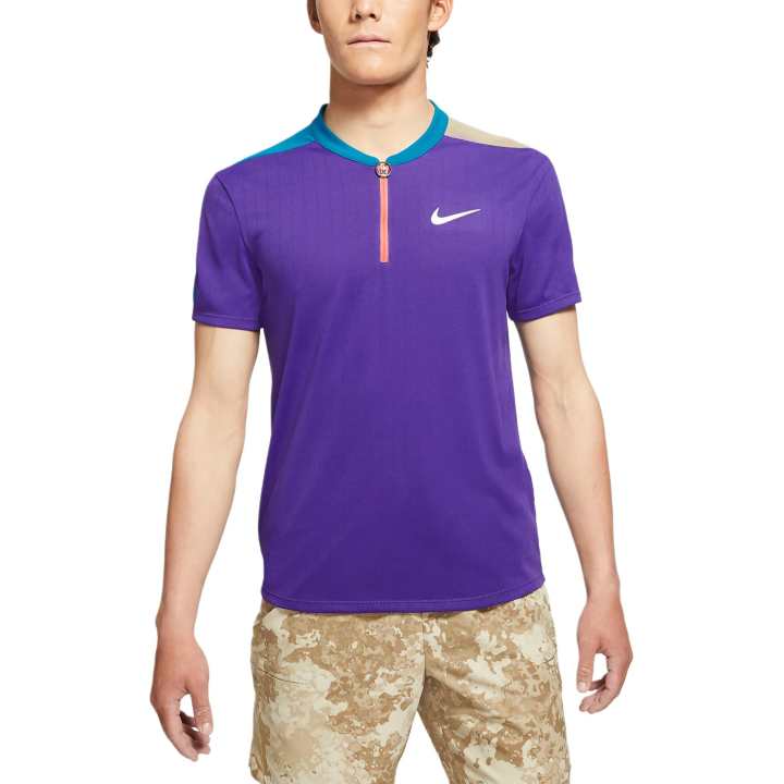 Nike Nike Court Breeze Slam Polo Shirt Men's Palace Purple