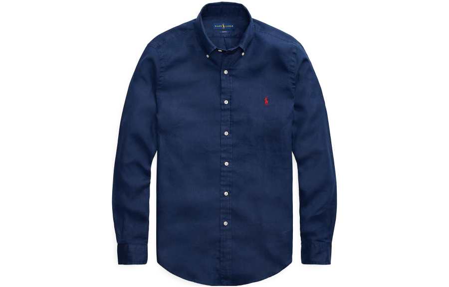 Polo Ralph Lauren Shirt Classic Version Men's Navy Blue