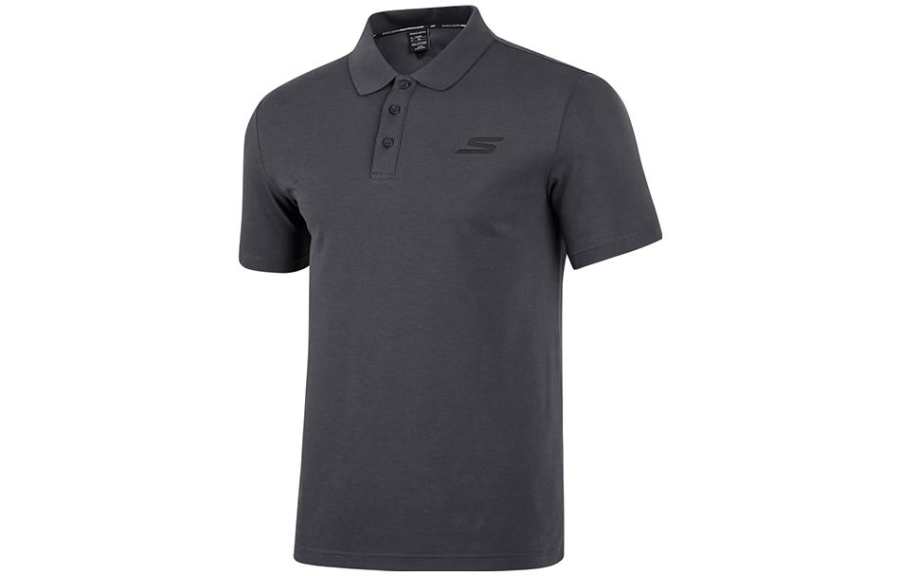 Skechers Sports Collection Polo Shirt Men's Odyssey Gray