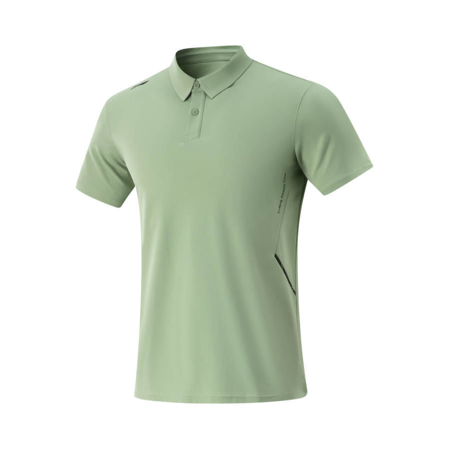 Li-Ning Li Ning Fitness Series Polo Shirt Men's Pea Green
