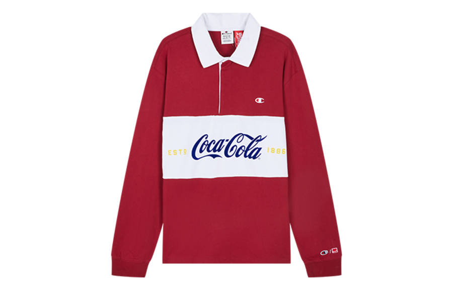 Champion X Coca Cola Color Block Polo Shirt