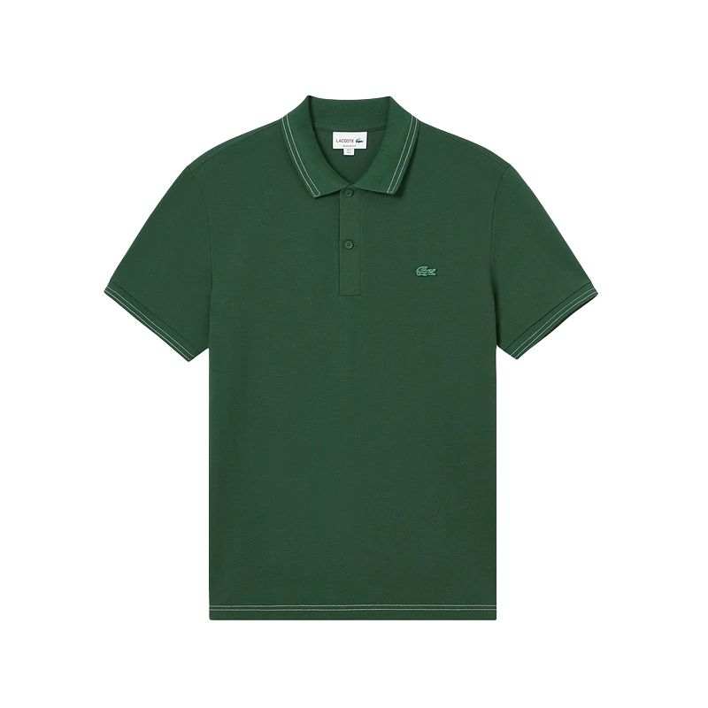 LACOSTE Polo Shirt Men's Crocodile Green