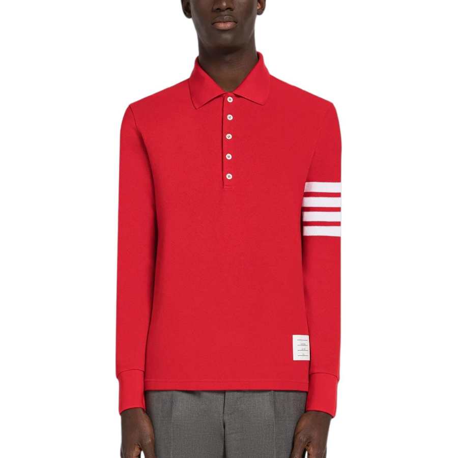 THOM BROWNE THOM BROWNE· FW24 Polo Shirt Men's Red