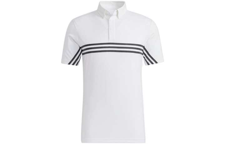Adidas Adidas Polo Shirts Men's White Polo Collar Moderate Straight Fit