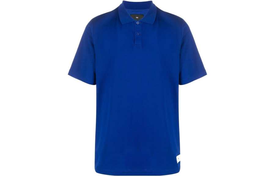 Y-3 Y 3 Polo Shirts Men's Royal Blue Moderate