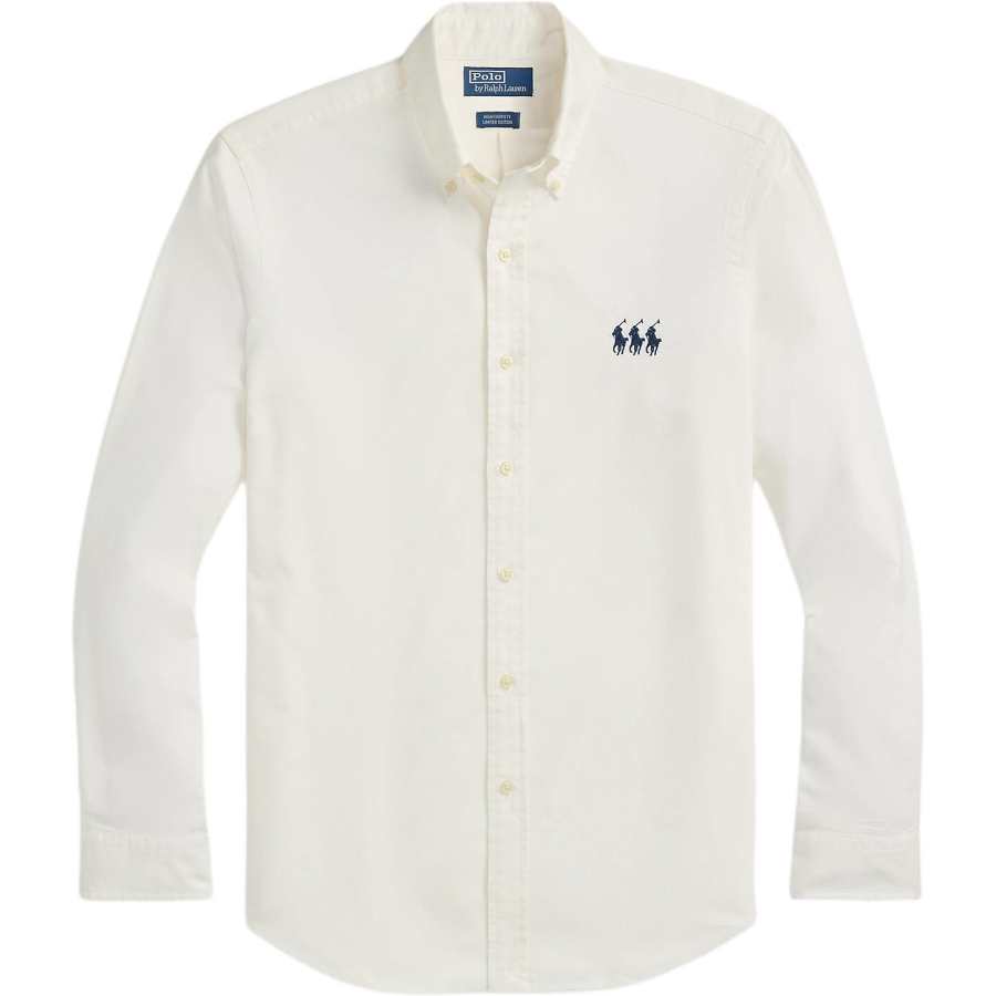 Polo Ralph Lauren FW24 Shirt Classic Version Men's Nevis Island White