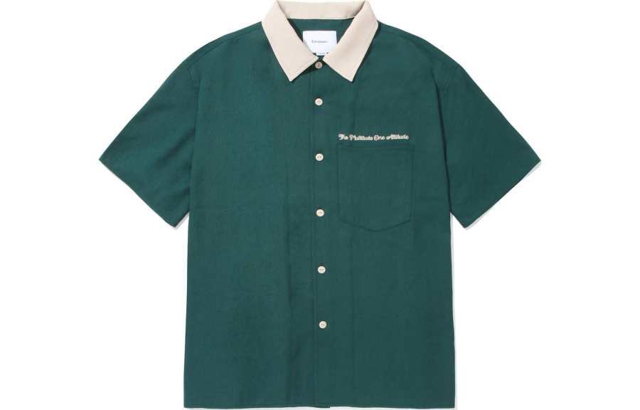 COVERNAT Shirts Unisex Green Moderate