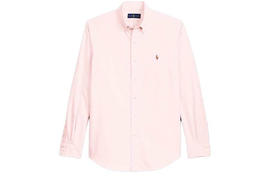 Polo Ralph Lauren SS24 Shirt Slim Fit Men's Pink