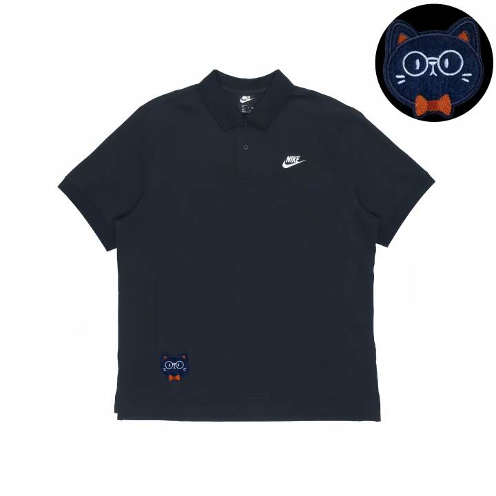 Nike Nike Polo Shirts Unisex Black Polo Collar Moderate