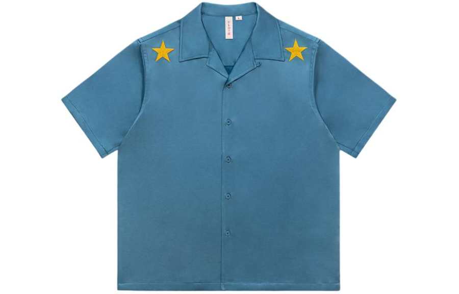 CLOT CLOT Shirts Men's Blue Lapel Moderate Other