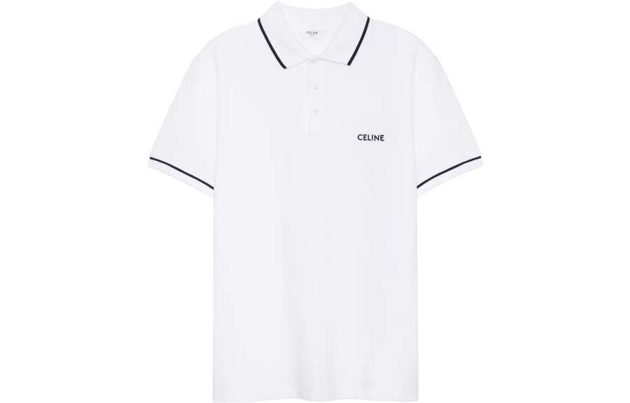CELINE CELINE SS23 Polo Shirt Men's White