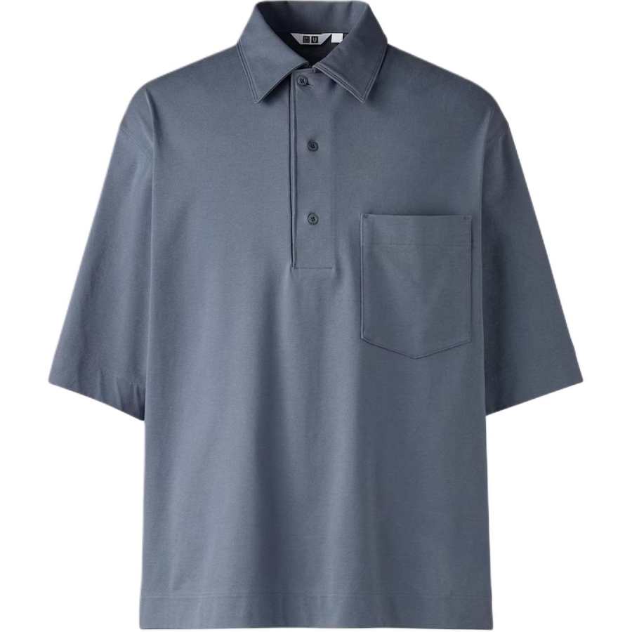 UNIQLO U Collection SS25 Polo Shirt Men's Gray