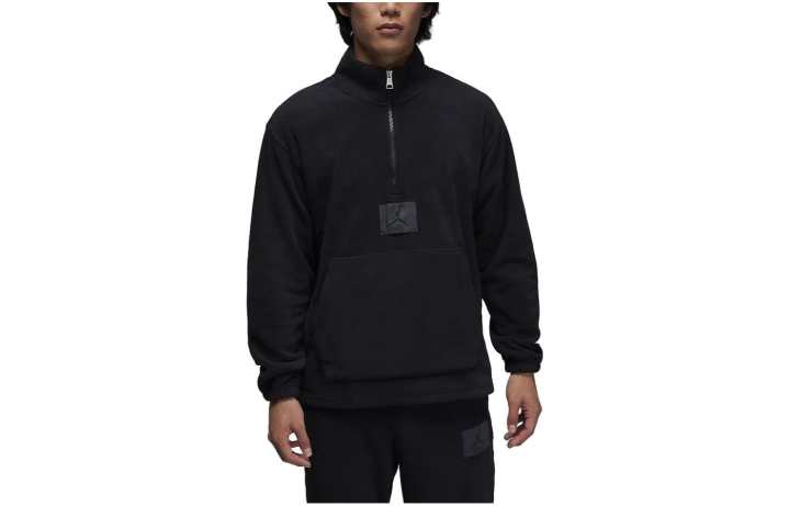 Jordan Jordan Sweatshirts Men's Black Stand Collar Moderate Regular