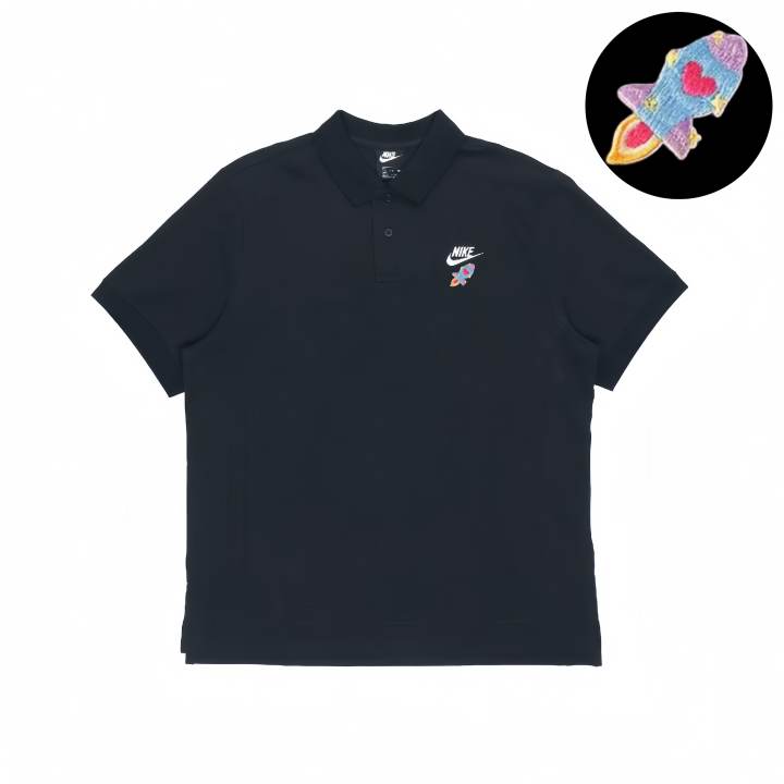 Nike Nike Polo Shirts Unisex Black Polo Collar Moderate