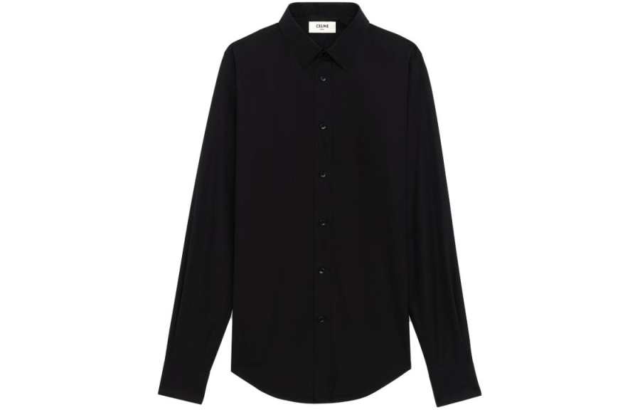 CELINE CELINE Shirts Men's Black Moderate Other