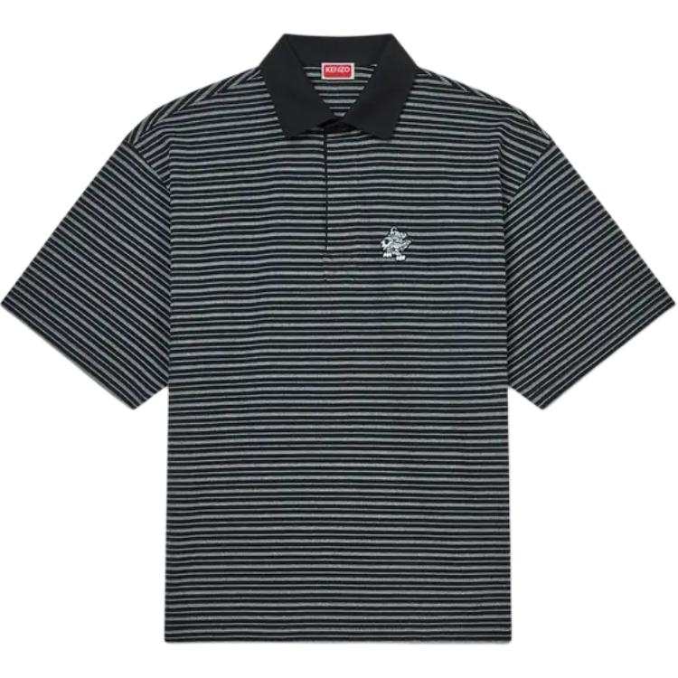 KENZO Verdy SS25 Polo Shirt Men's Black