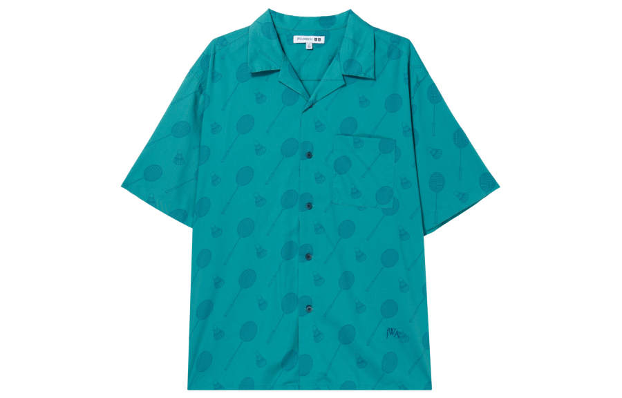 UNIQLO Shirts Men's Blue Moderate Shirt