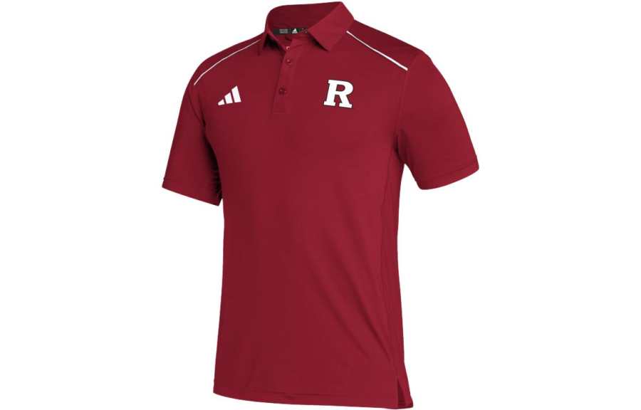 Adidas Adidas Polo Shirts Men's Red Polo Collar Moderate Straight Fit
