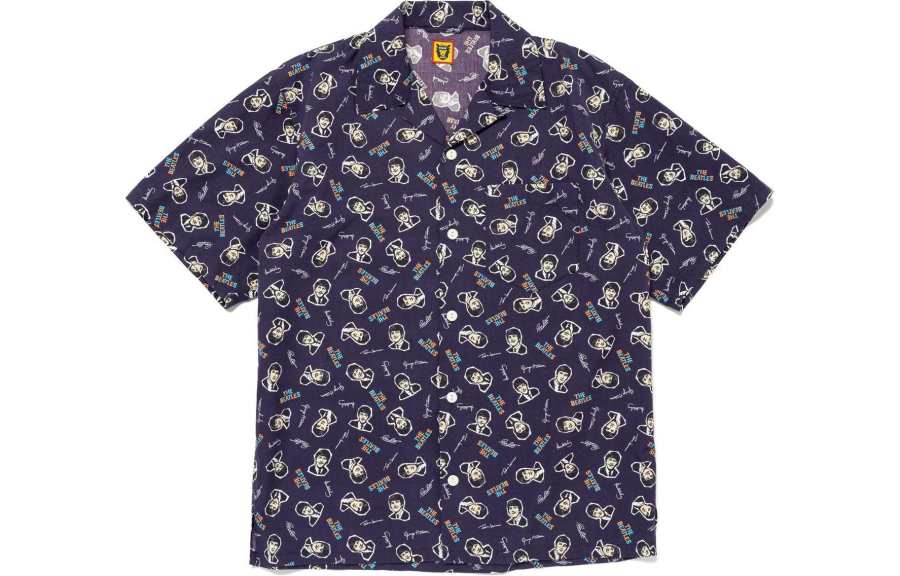 HUMAN MADE HUMAN MADE SS24 Shirts Unisex Cuban Collar Moderate Other