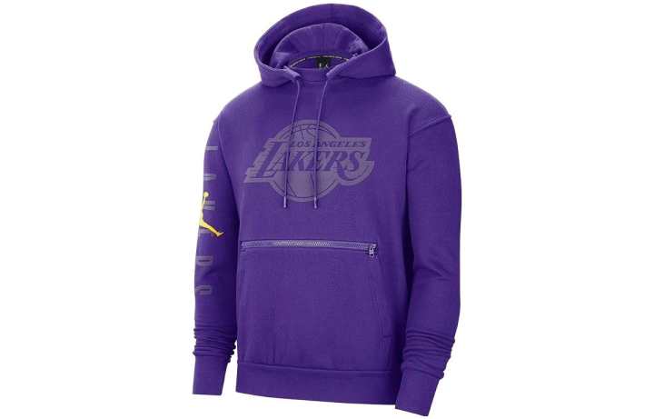 Jordan Jordan Nba Los Angeles Lakers Courtside Fleece Pullover Hoodie
