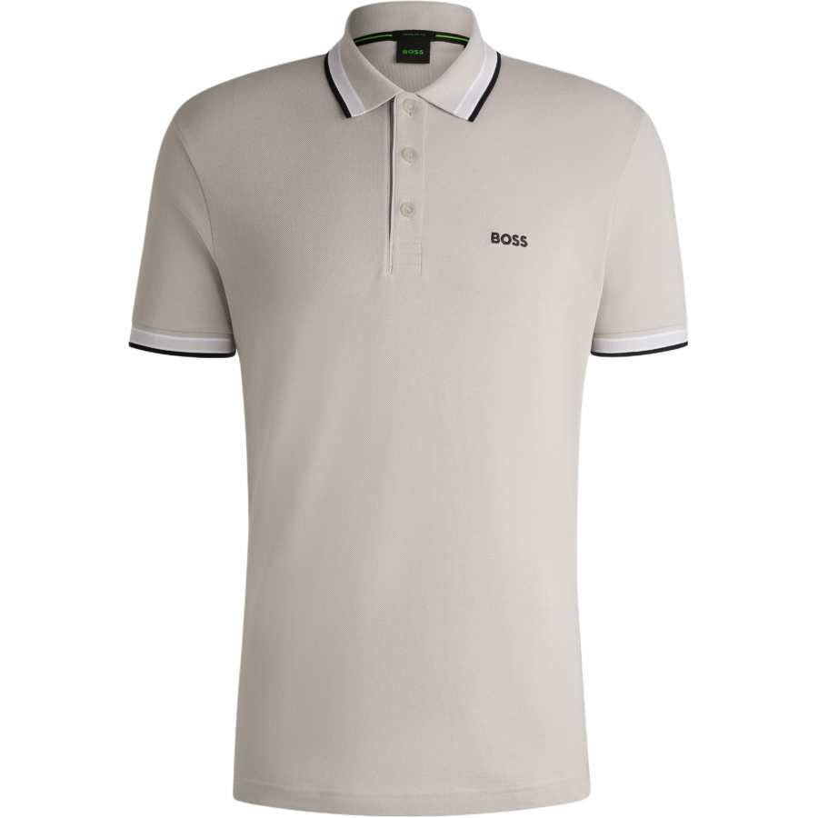 HUGO BOSS FW24 Polo Shirt Men's Gray