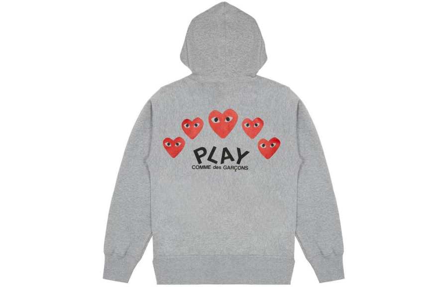 CDG Play CDG Play SS24 Sweatshirt Unisex Top Gray
