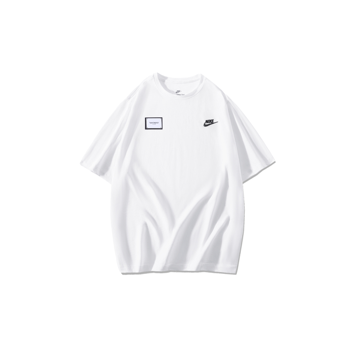 Nike Nike T Shirts Men's White Crew Neck Moderate Straight Fit