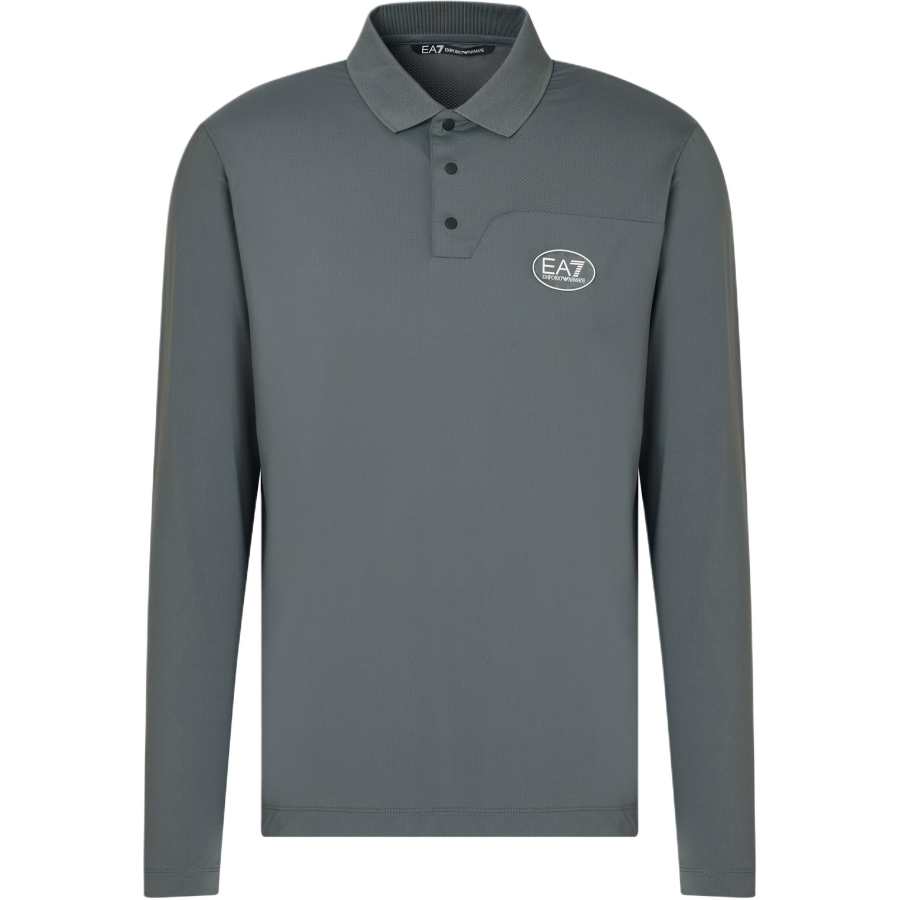 EMPORIO ARMANI EA7 Polo Shirt Men's Gray