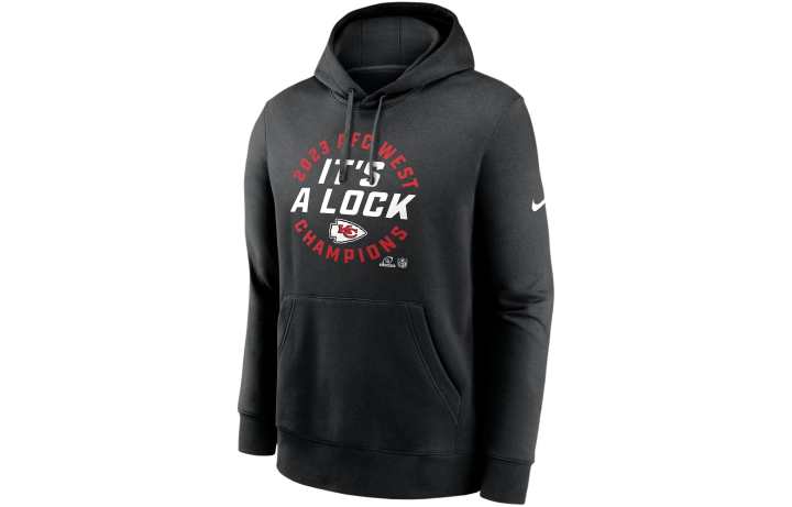 Nike Nike Kansas City Chiefs 2023 AFC West Champions Trophy Sweatshirt Men's Black