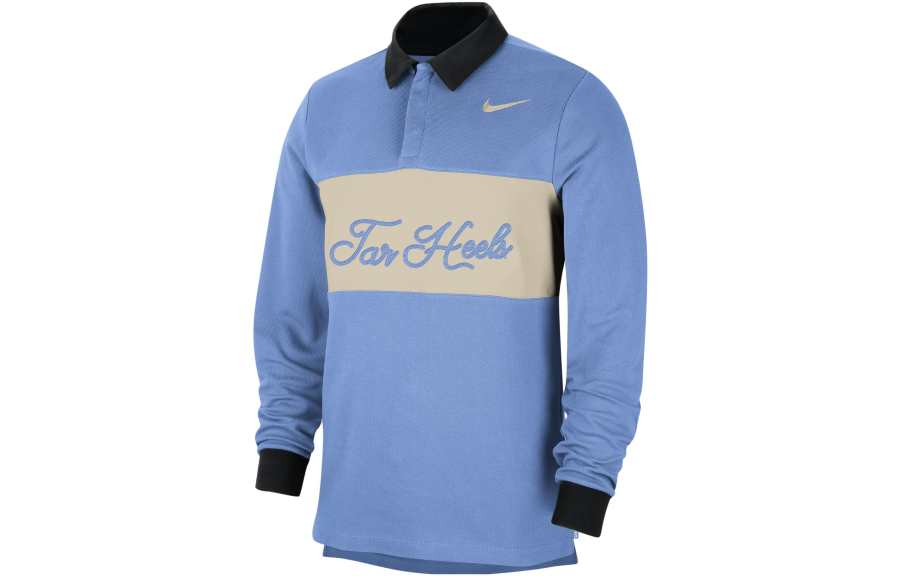 Nike Nike Polo Shirts Men's Blue Polo Collar Moderate Straight Fit