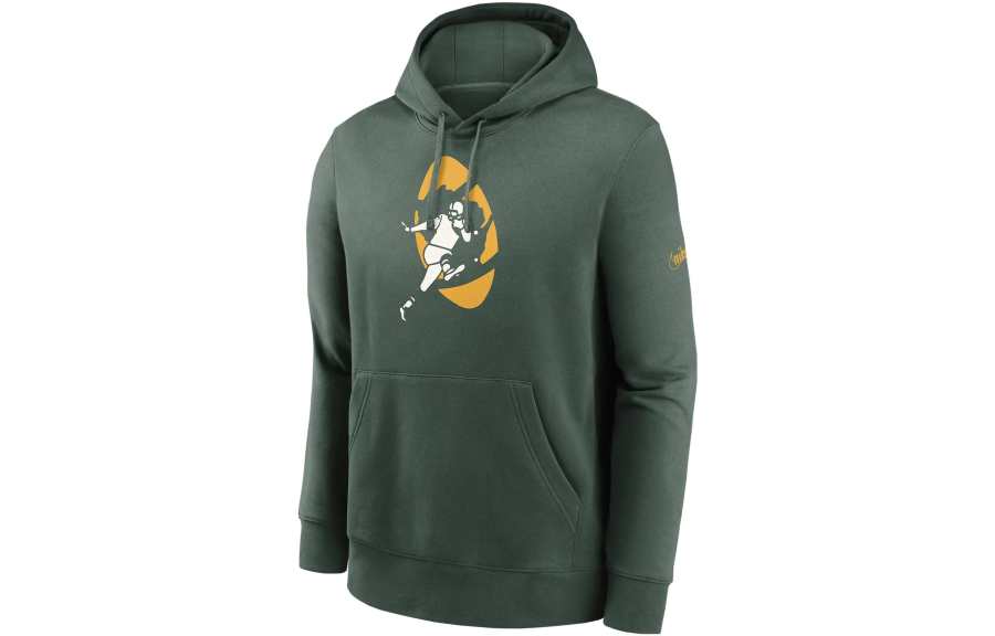 Nike Nike Green Bay Packers Rewind Club Logo Men's Nike Nfl Pullover Hoodie