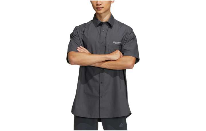 Adidas Adidas Shirts Men's Gray Lapel Moderate Other