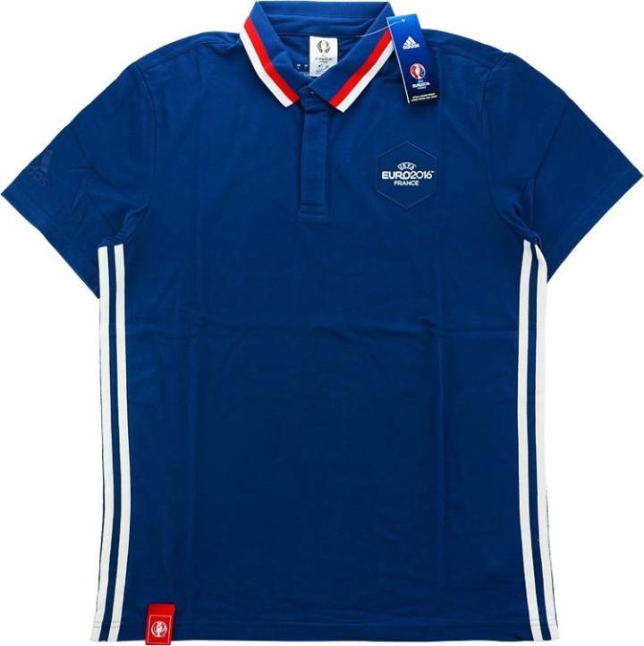 Adidas Adidas Polo Shirts Men's Blue Polo Collar Moderate Straight Fit