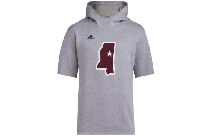 Adidas Adidas Mississippi State Baseball Short Sleeve Hoodie