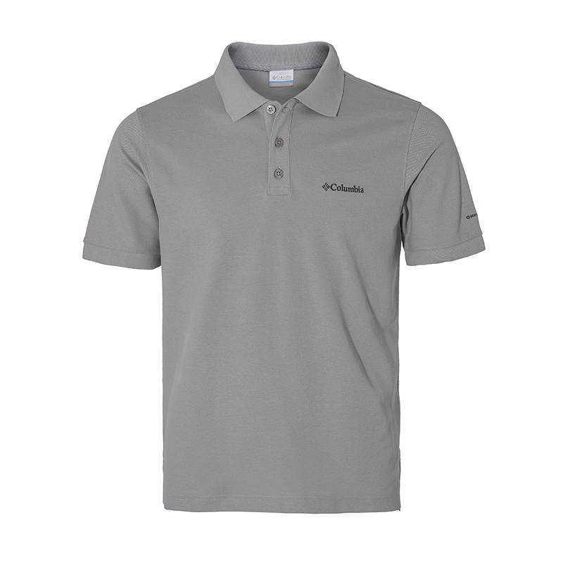 Columbia Casual Outdoor Polo Shirt Men's Gray