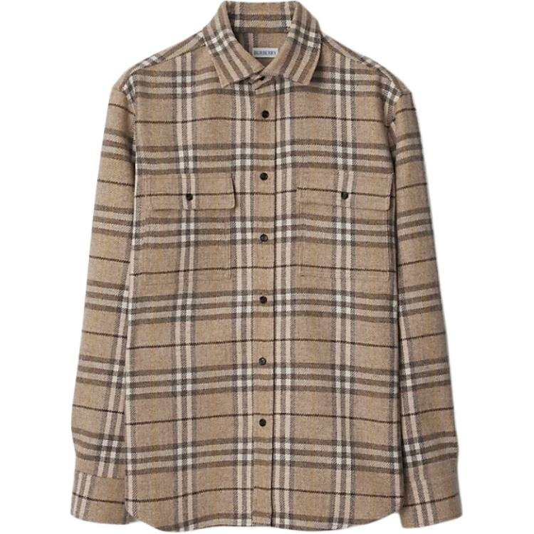Burberry Burberry checked wool shirt