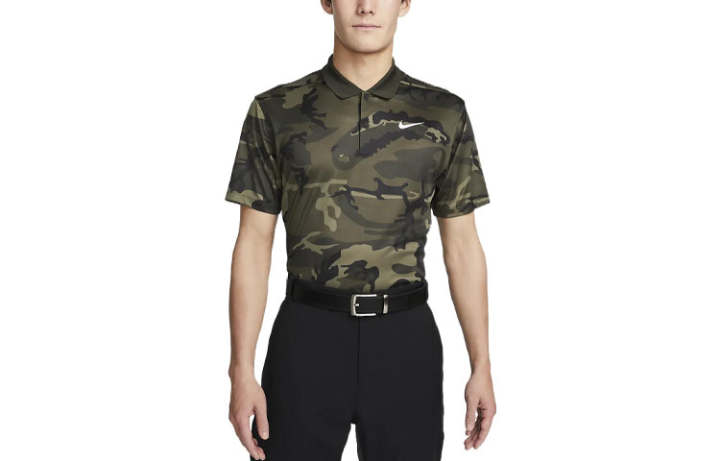 Nike Nike Polo Shirts Men's Olive V Neck Moderate Other