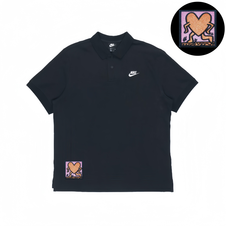 Nike Nike Polo Shirts Unisex Black Polo Collar Moderate