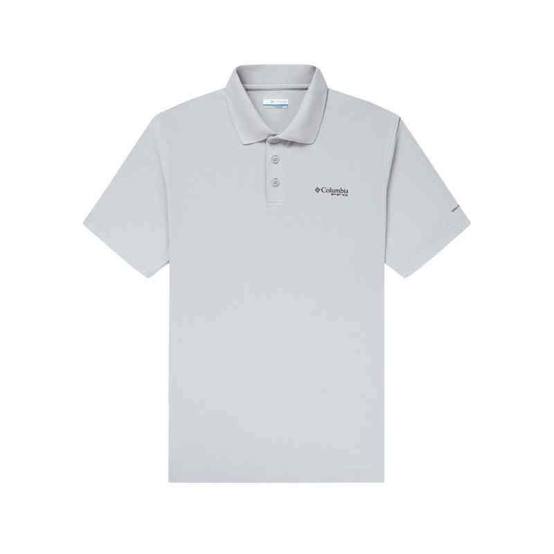 Columbia PFG SS25 Polo Shirt Men's White