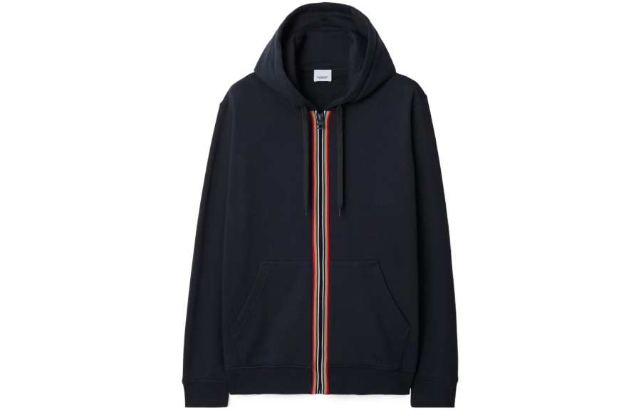 Burberry Hove Stripe Zip Hoodie