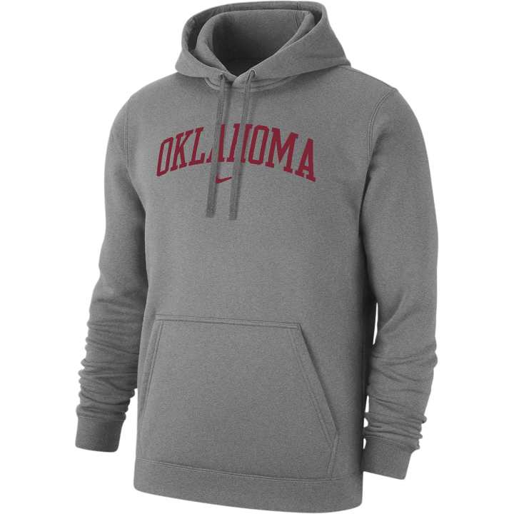 Nike Nike Oklahoma Club Fleece Men's Nike College Pullover Hoodie