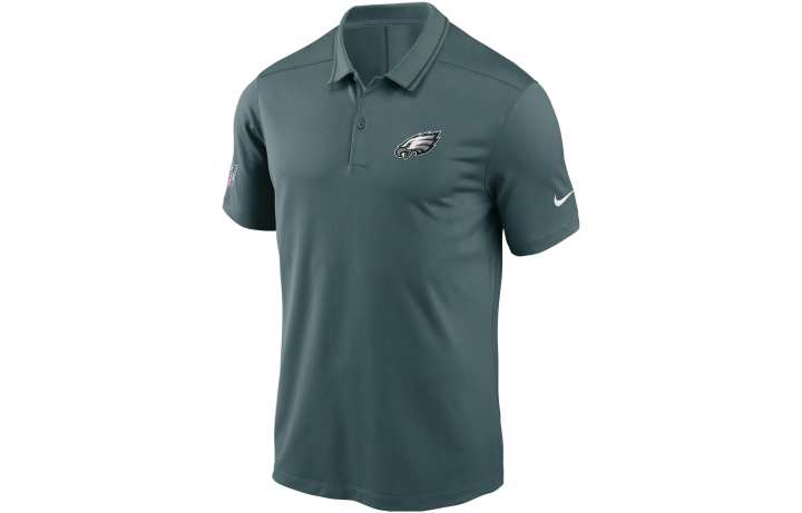 Nike Nike Polo Shirts Men's Green Polo Collar Moderate Straight Fit