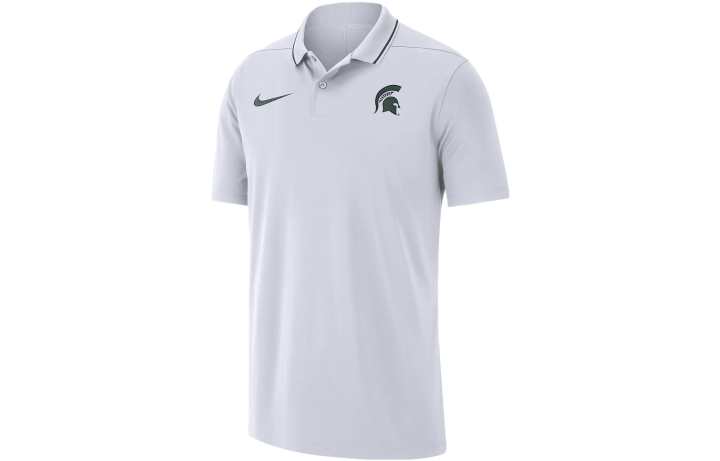 Nike Nike Polo Shirts Men's White Polo Collar Moderate Straight Fit