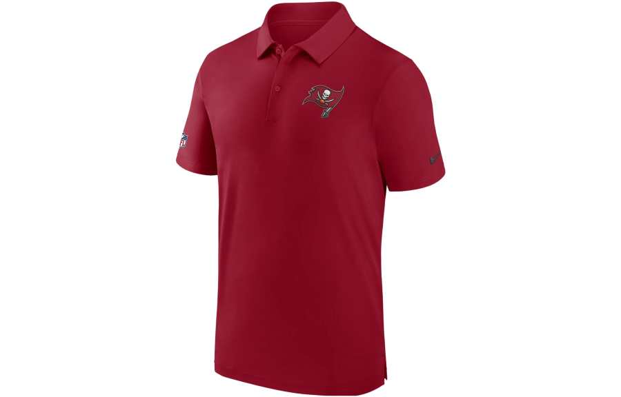 Nike Nike Polo Shirts Men's Red Polo Collar Moderate Straight Fit