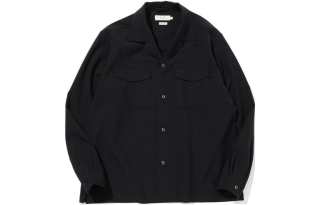Beams Shirts Men's Marine Blue Moderate